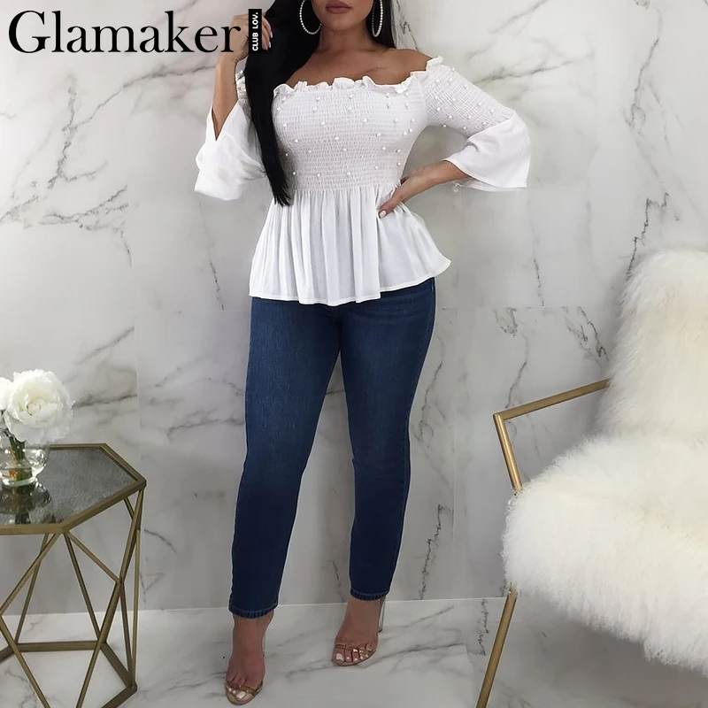 camisas blancas de fiesta mujer