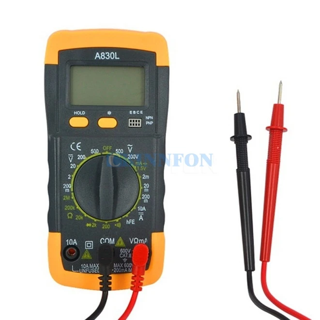 DHL 20PCS A830L Digital Multimeter Ammeter Multitester Voltmeter Megohmmeter Ohmmeter Multi