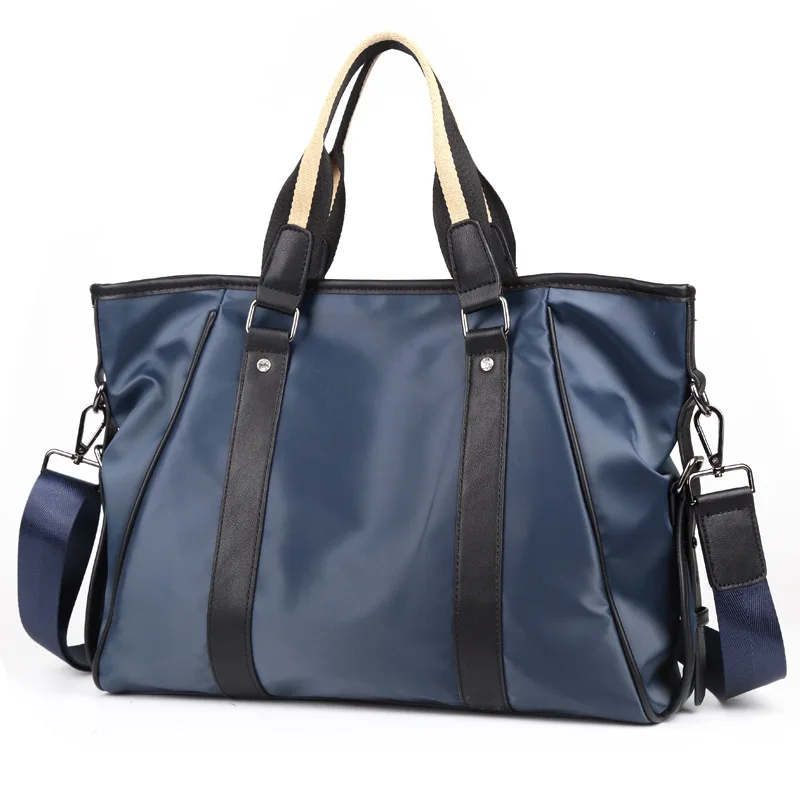 

New Men's Korean Fashion Leisure Nylon Handbag Fashionable Light Nylon Cloth Slant Single Shoulder Handbag