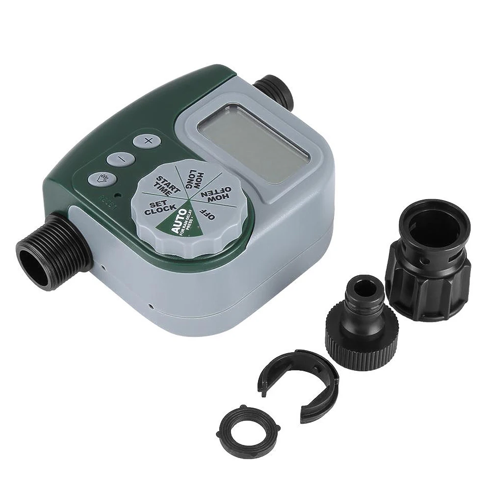 

Outdoor Garden Irrigation Controller Solenoid Timer Single Outlet mable Hose Faucet Timer