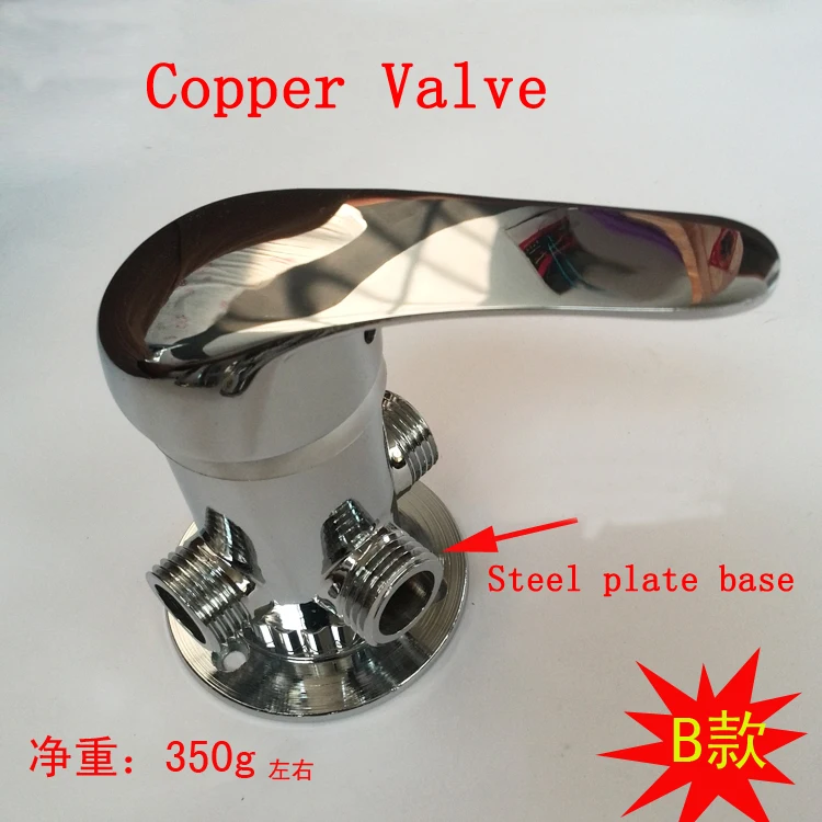Bathroom alloy shower faucet thermostatic valve body cartridge, Copper thermostatic valve mixer, Solar water heater accessories