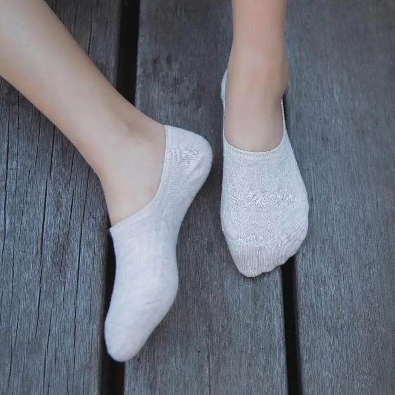 5 пар/лот Новые Женские однотонные хлопковые носки забавные Harajuku Kawaii короткие носки весна лето носки невидимые низкие стильные