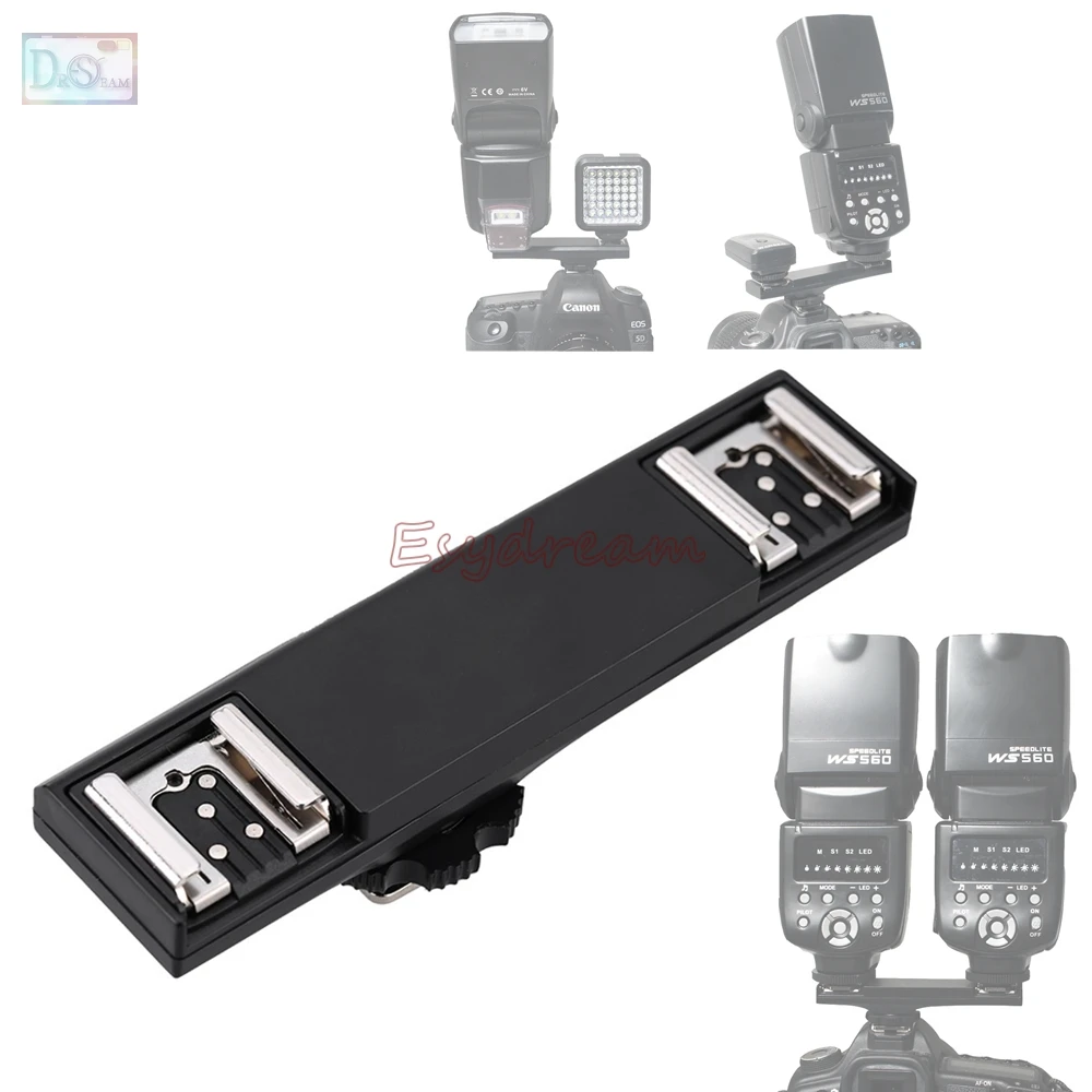 Двойной разветвитель кронштейна TTL для Nikon D7500 D7200 D800 D600 SB910 SB900 SB700 с функцией