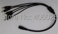 

1/5 way Power Splitter Cable for CCTV System, connected to Security Cameras