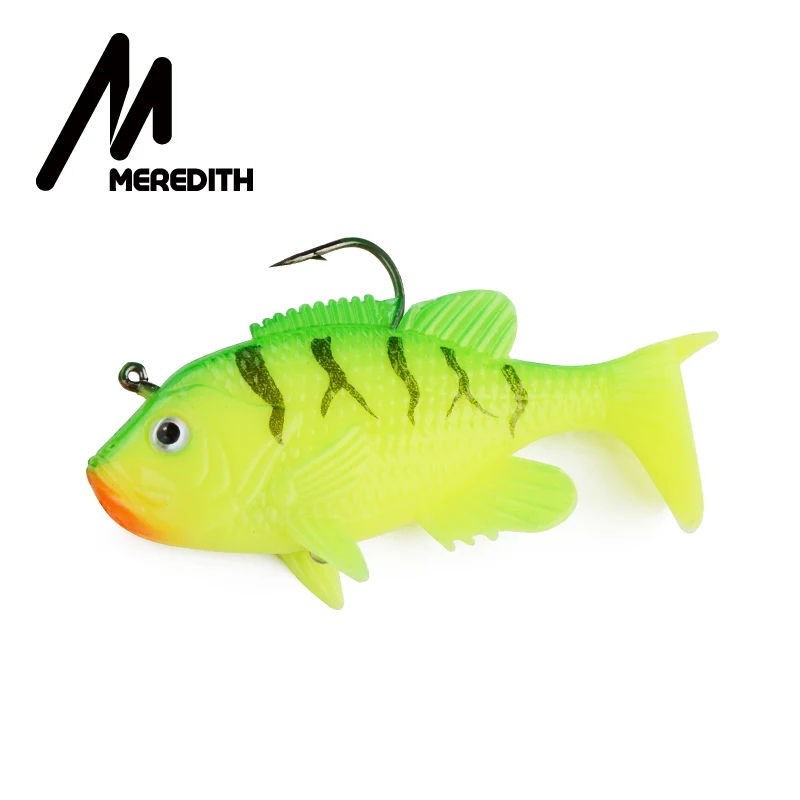 Meredith 3,1" Sunfish 3 шт. 21,6 г 8 см свинцовая наживка для рыбалки, искусственные мягкие приманки, мягкие воблеры для рыбалки, свинцовая наживка, Снасть - Цвет: B