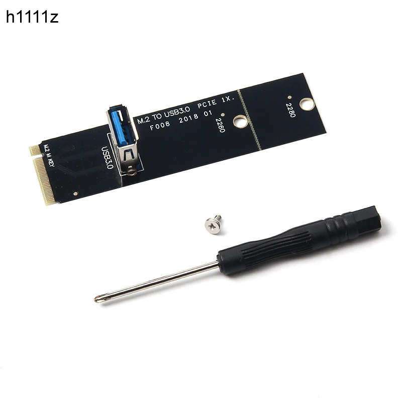 

NGFF to PCI-E 16x Slot Riser Card PCIE to M2 Adapter USB 3.0 Extender M.2 M Key for Graphics Card for BTC Miner Antminer Mining