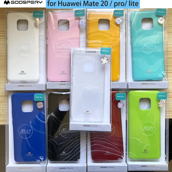 

Mercury Goospery Colorful Pearl Slim Jelly TPU Cover Bumper Phone Case for Huawei Mate 20 Mate 20 Pro Mate 20 Lite