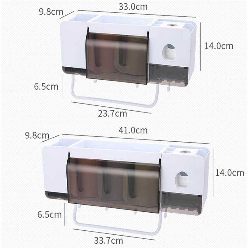 1 набор, автоматический диспенсер для зубной пасты, держатель для полотенец, подставка для зубной щетки с крюком, настенный соковыжималка для зубной пасты, аксессуары для ванной комнаты