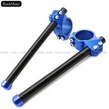 Мотоцикл 3D Выгравированный шаблон клип на ручке бар с акустическая система Конец Крышки для Aprilia RS250 черный золотой синий красный