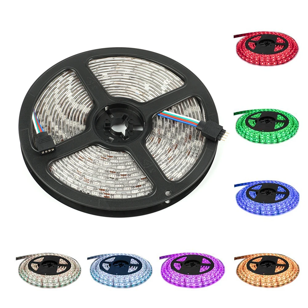 Светодиодная лента SMD5050 гибкая лампа теплого белого/RGB/Красного/зеленого/синего