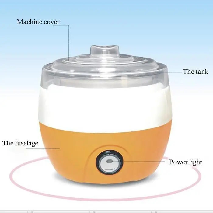 220 V 1L Электрический автоматический изготовитель йогурта машина Yoghurt DIY инструмент пластиковый контейнер Kithchen прибор