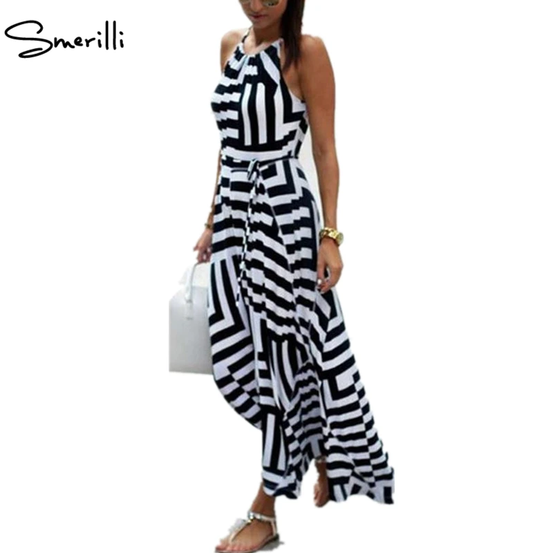 Women Summer Long Dress 2018 Sexy Casual Geometric Print Boho Long Maxi Beach Dress Evening Party Bodycon Dress Sundress Vestido
