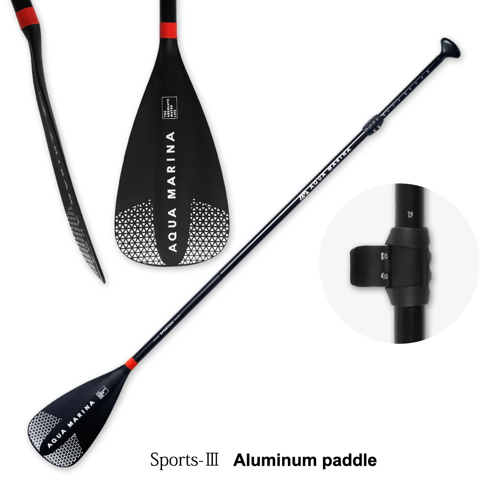 

Aqua marina aluminum SUP paddle 3-pieces Adjustable Travel Stand-Up Paddle SUP for paddle board