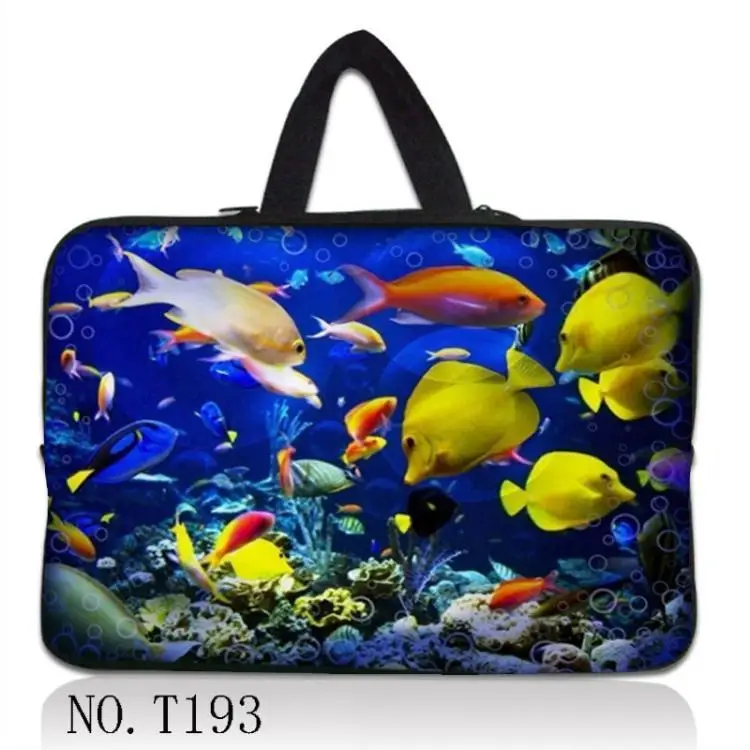 Fishes Laptop Sleeve Bag for Apple Macbook Pro 13 15 A1707 A1708 Soft Laptop Sleeve Bag for Mac book Air 13.3 Bag for Xiaomi