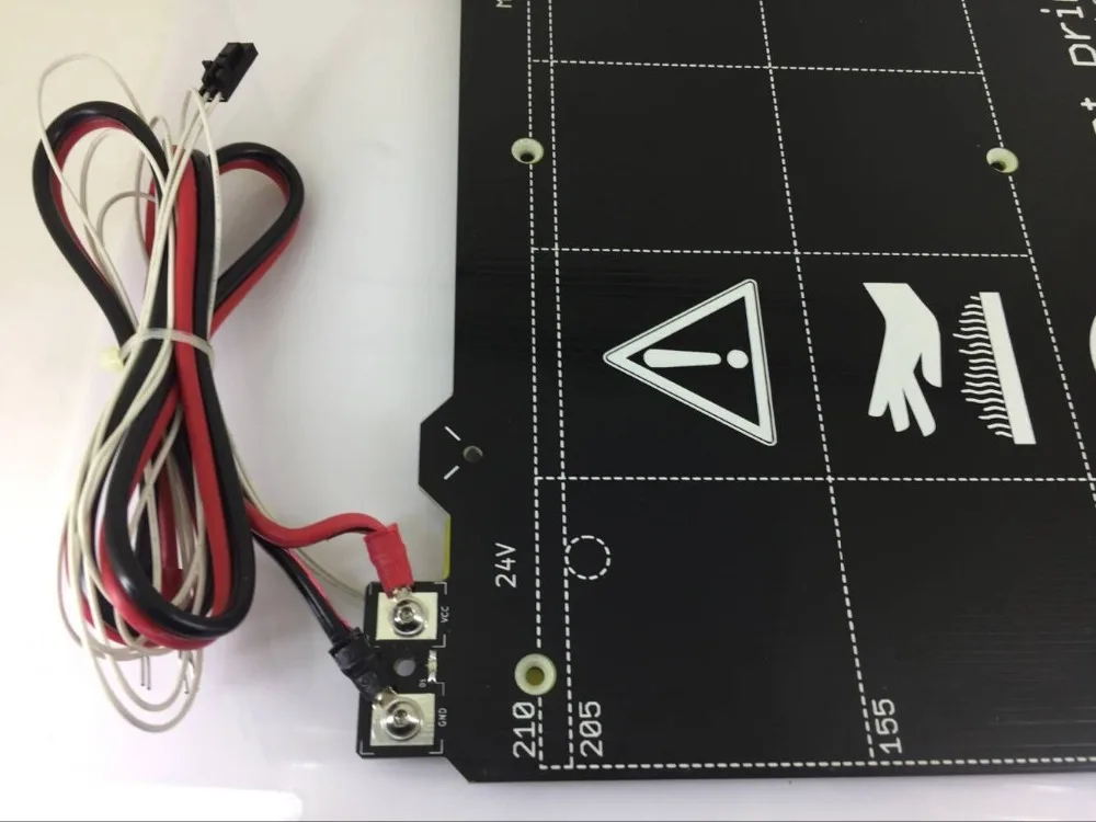 24 V/12 V استنساخ Prusa i3 MK3 3d طابعة ساخنة السرير المغناطيسي MK52 Heatbed مع الثرمستور الجمعية مجموعة