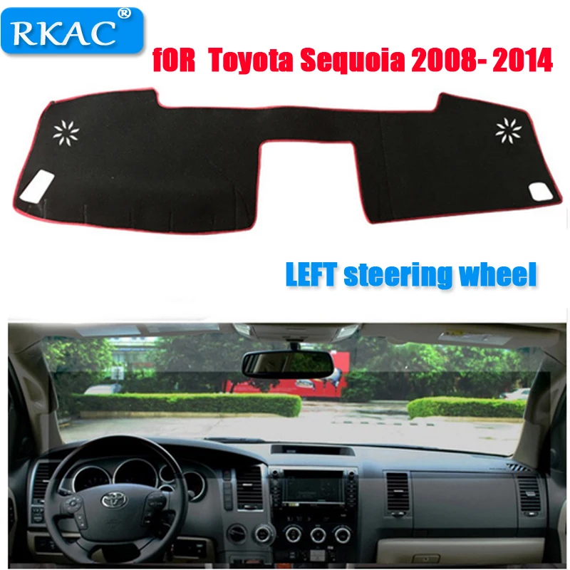 RKAC покрытие приборной панели автомобиля коврик для Toyota Sequoia 2008- лет левосторонний dashpad dash коврики аксессуары