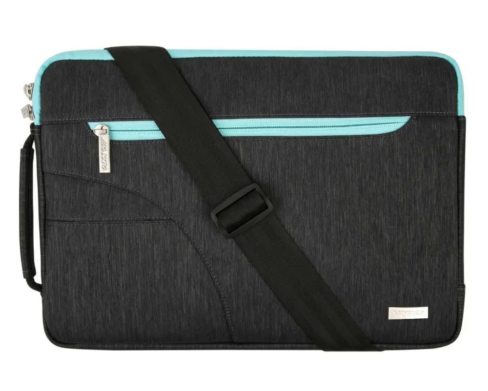 MOSISO ноутбук рукав ноутбук Shoulderbag портфель для Macbook Pro Air 11 12 13,3 14 15 дюймов Asus/acer/hp/Dell microsoft Surface - Цвет: Gray Blue