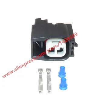 

5 Sets 2 Pin Electrical Automotive Fuel Injector Plug Female Connector For Ford