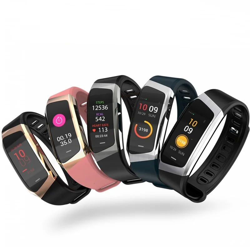 

Smart Bracelet E18 Band IP68 0.96 Inch Colorful Screen Waterproof Smart Sport Fitness Bracelet Smart Heart Rate Tracker