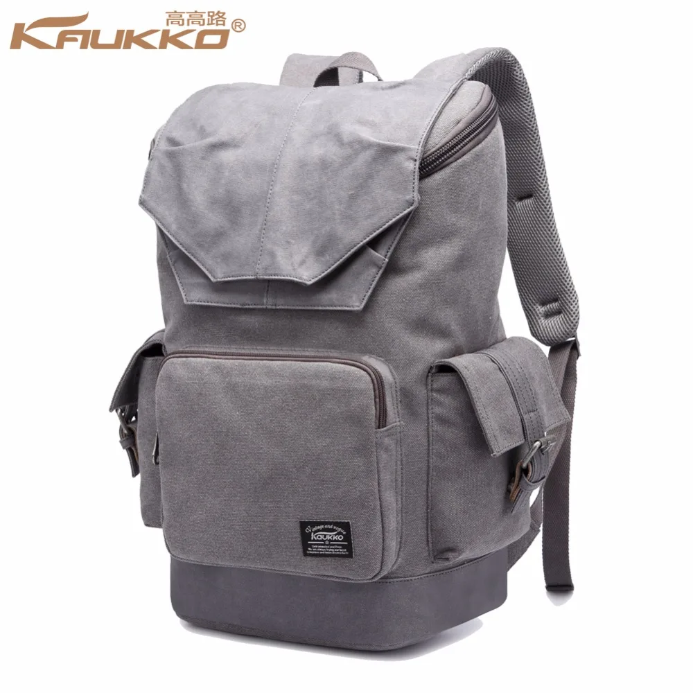 

New Arrival Vintage Canvas Backpack Women and Men With Latest Fashion Design Military Backpack Kaukko Bag Backpack