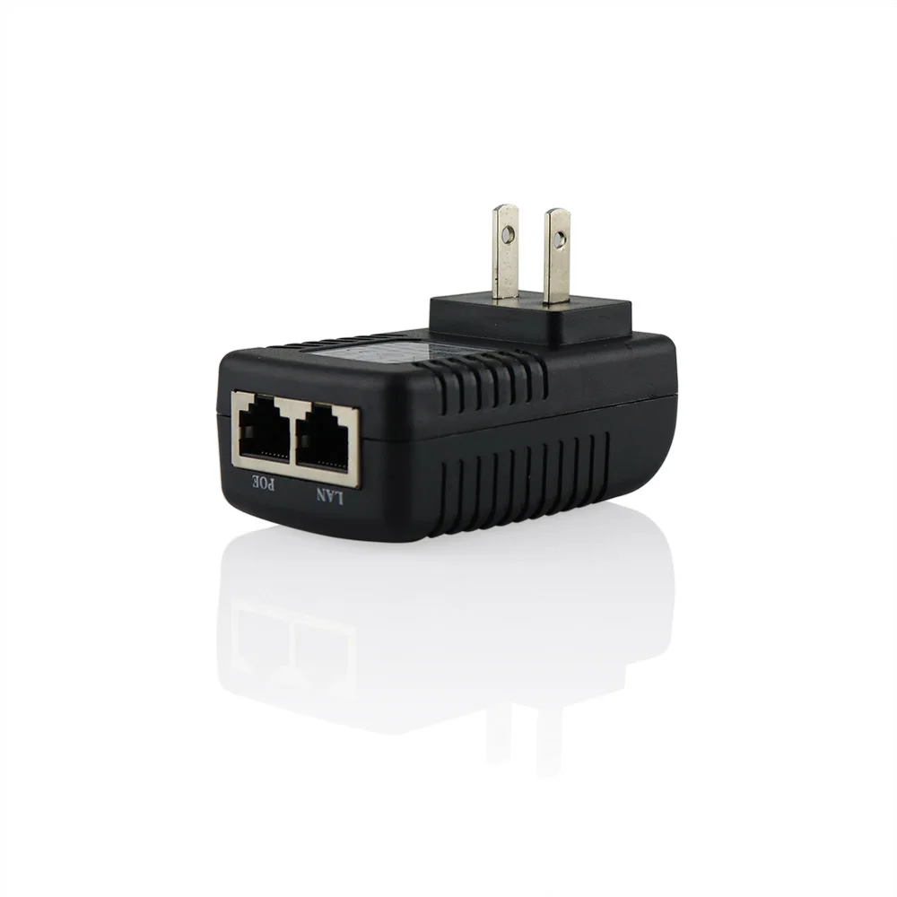 ENSTER настенный разъем POE инжектор с 48 В питания через Ethernet для Hikvision Dahua IEEE802.3af PoE ip-камера, IP телефон
