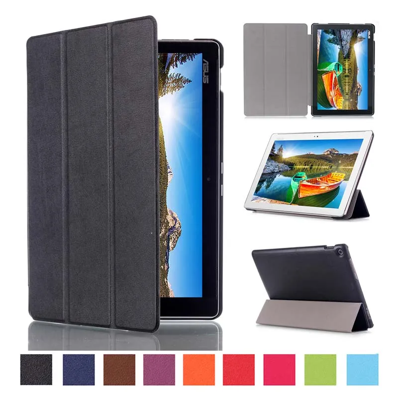 Ультратонкий кожаный чехол книжка для ASUS Zenpad 10 Z300C Z300CL Z300CG 1 дюйма|magnet adhesive|magnet