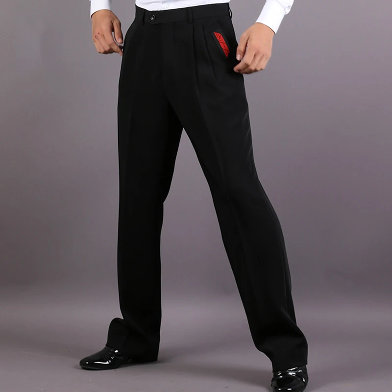 

Ballroom Dance Pants For Men Fashion Waltz Standard Dance Rumba Salsa Practice Wear Square Dance Latin Performance Outfit DC2035