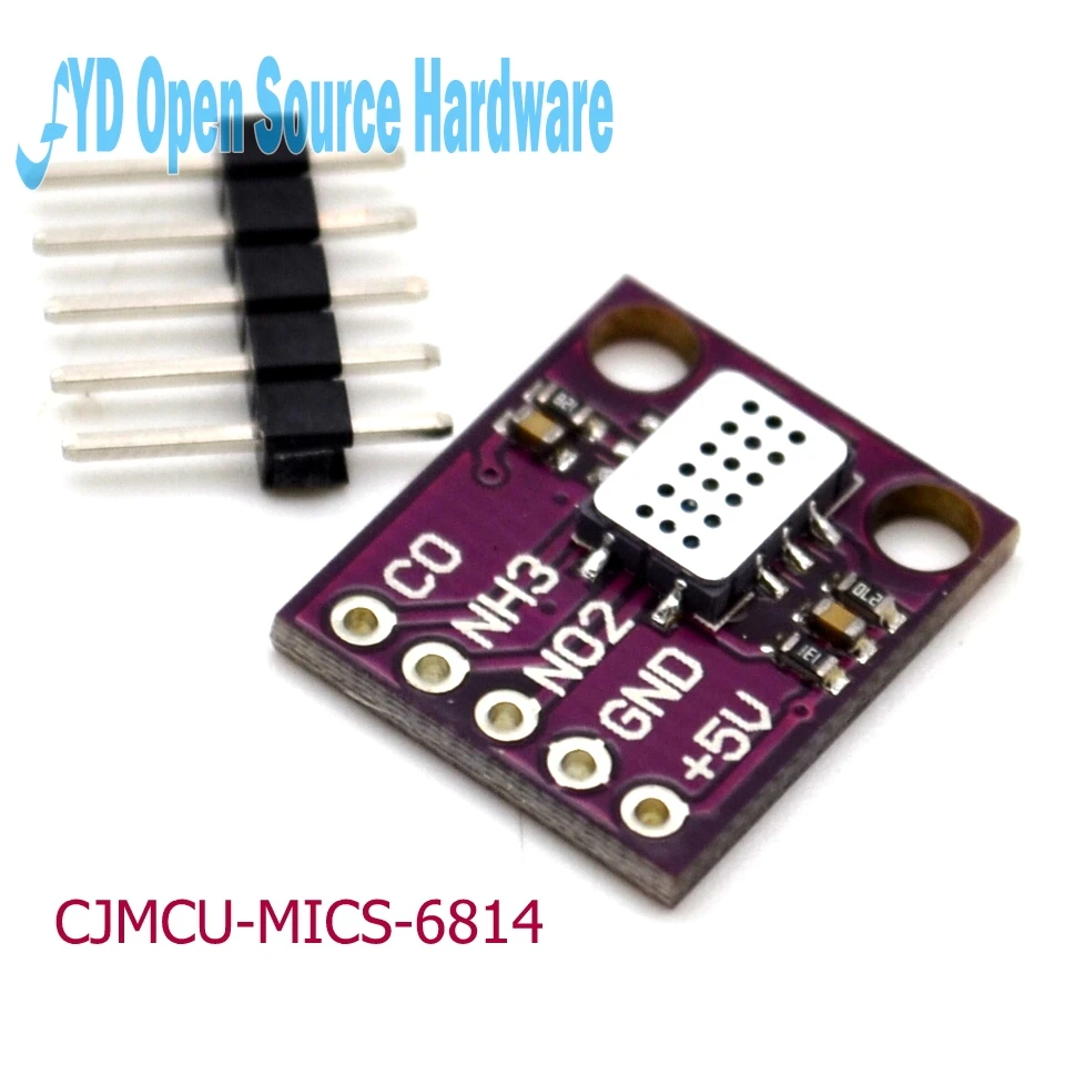 

CJMCU- MICS-6814 Air Quality CO VOC NH3 Nitrogen Oxygen Gas Sensor