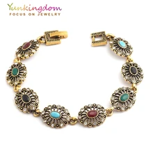Yunkingdom уникальный стиль красочные ювелирные изделия золото цвет
