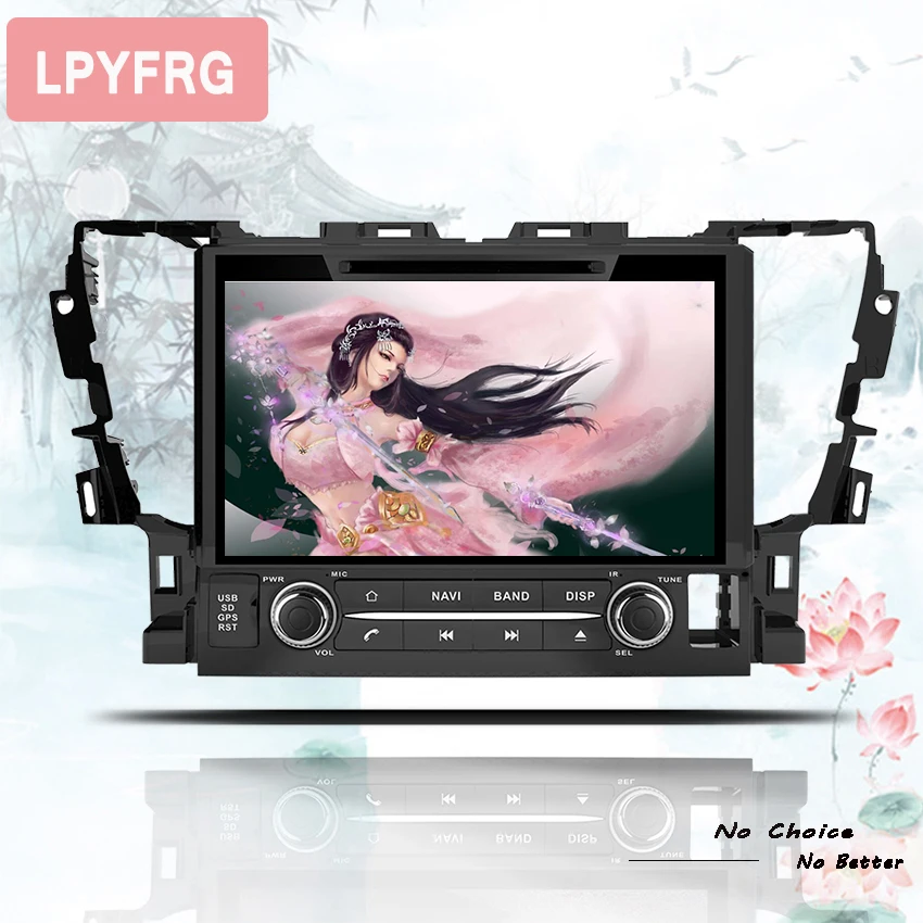 Top 9" IPS screen Android 9.0 Car DVD Player For Toyota Alphard Vellfire 2015-2018 19 with 8 cote RAM 4G ROM 64G gps wifi dvr Stereo 4