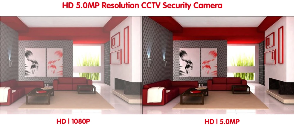HD 5MP H.265 видео наблюдения 8 камера s комплект камеры безопасности для CCTV Крытый Открытый камеры безопасности системы AHD камера DVR P2P