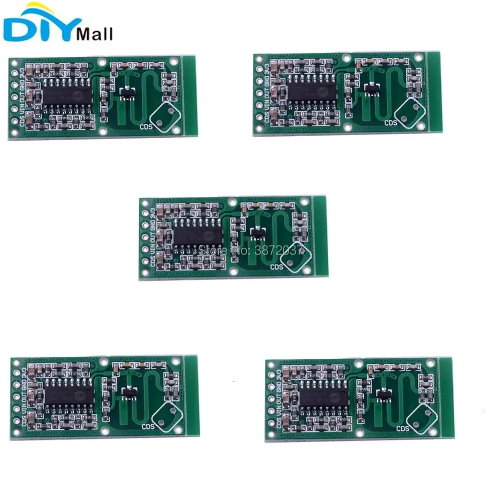 

Индукционная Плата датчика движения для Arduino, модуль переключения микроволновых радаров 5 шт./лот