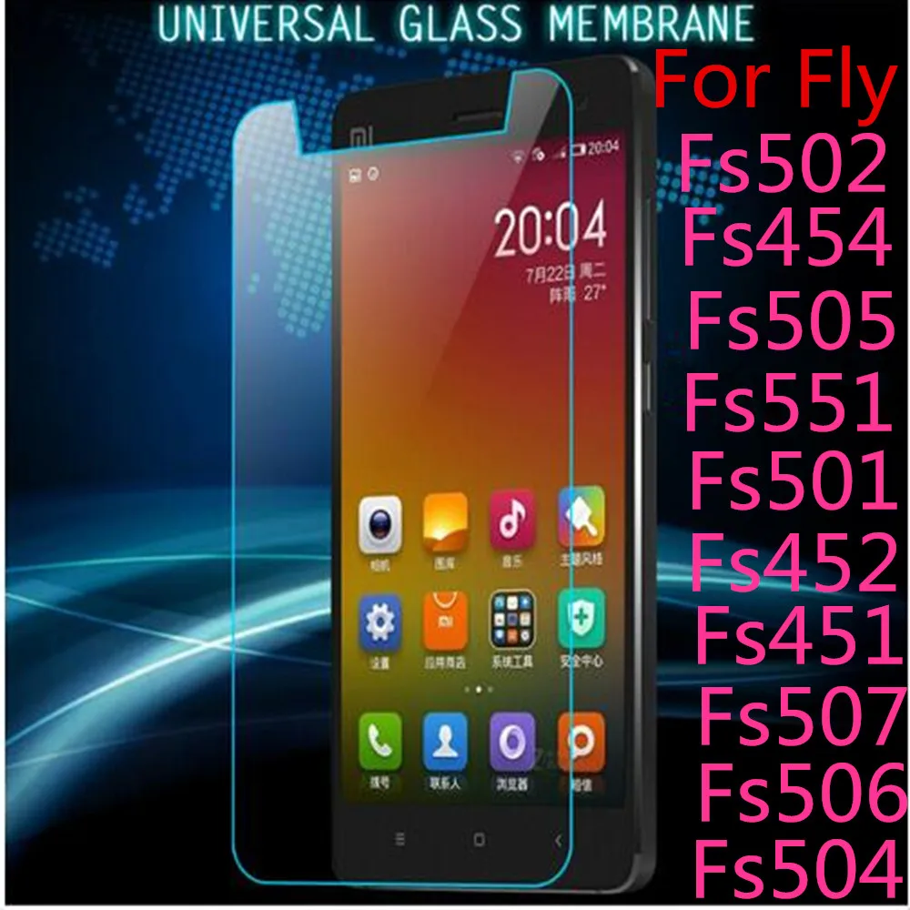 Защитное стекло для Fly Nimbus 1/2/3/4/7/8 Fs451 Fs452 Fs501 Fs505 Fs454 Fs506 Fs504 IQ4514 закаленное&gt |