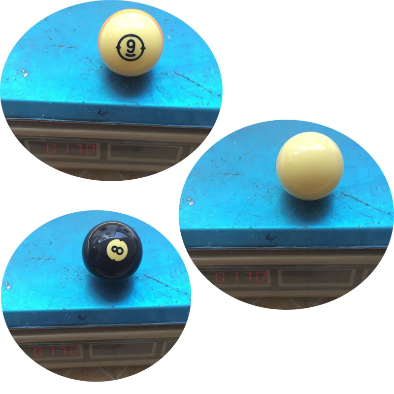 Complete set of Billiard balls 57.2mm Pool 16pcs balls high quality resin in small ball No design Billiards accessories