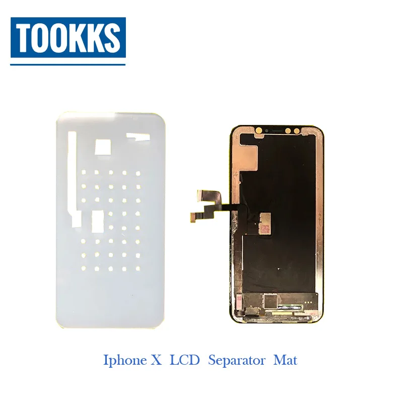 High Temperature Resistant Separator Mat Non-slip Silicone Pad for iPhone X LCD Touch Screen Repair Separator