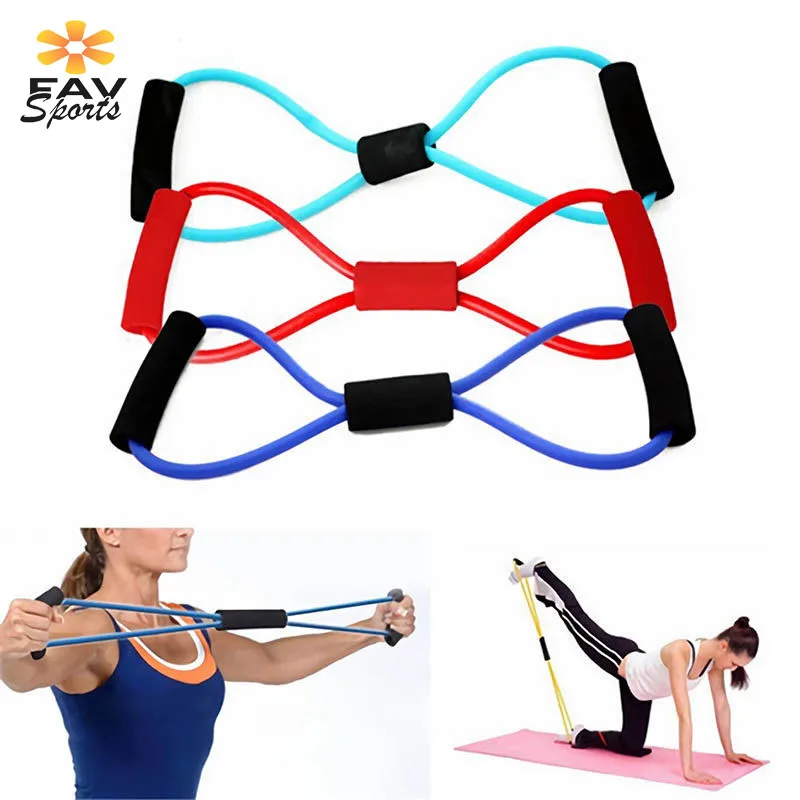 

Yoga Strap Back Exercise Equipment Unisex Chest Expander Training Bands Gym Stretch Pulling Rope Tube Workout Yoga Pilates