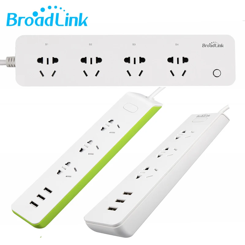 

3C Broadlink Smart Remote Control Smart Socket Wireless wifi Remote Timer Strip Plug MP1 Wireless Outlet MP2 With 2.1 USB Port