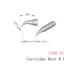 JBC C105-118 точечный паяльник для нано сварочной станции