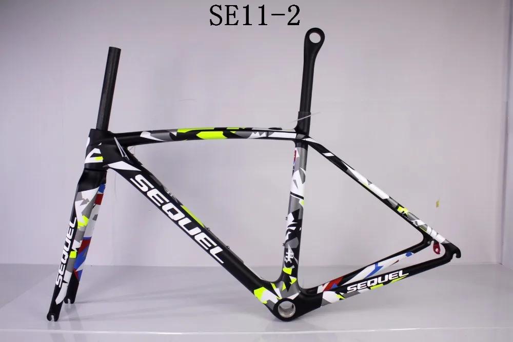 

SEQUEL carbon frame road PF30/BB30 Toray T1000 60T Di2 and Mechanical Both cheap carbon frame road bike 2 years warranty