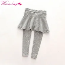 6 цветов; уютная юбка-брюки для маленьких девочек; шерстяные детские леггинсы; брюки