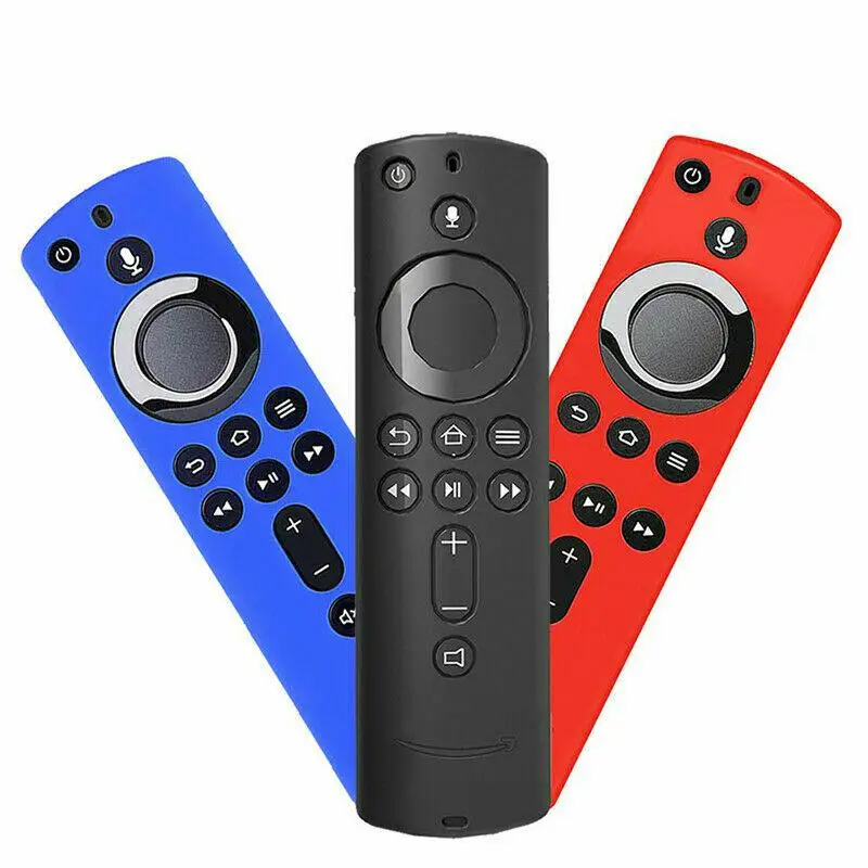 

Soft Silicone Rubber Case Cover Skin Shell For Amazon Fire TV Stick Remote R20