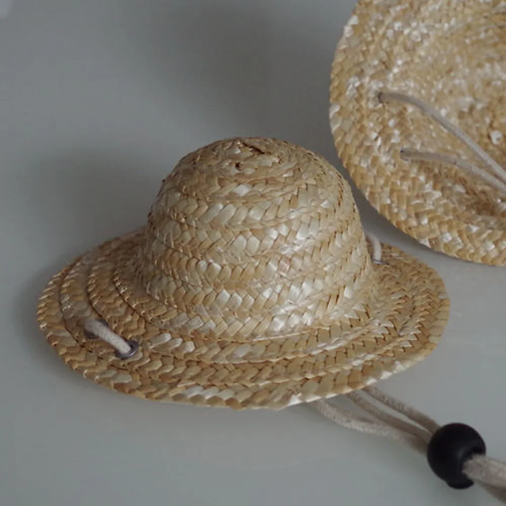 

Summer 1pcs Pet Dog Cat Cool Straw Hat Sun Hats Puppy Supplies Hawaii Style Pet Accessories Dogs Cats Caps S M