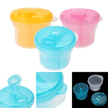 

1pc Portable Milk Powder Formula Dispenser 3 Layer Rotary Milk Powder Tank Box Baby Feeding Storage Box Toddler Food Container