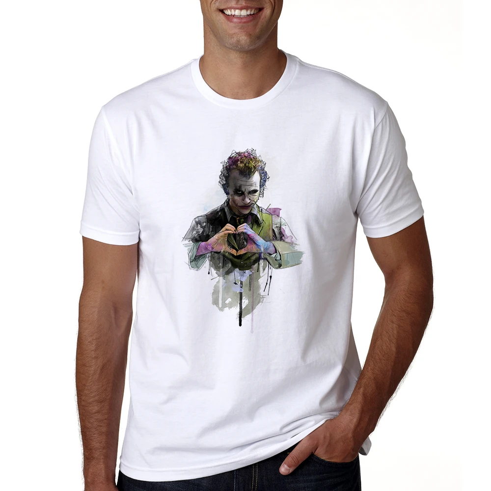 2019 men's loose cotton T shirt summer print figure pattern young men comfortable fashion short sleeve | Мужская одежда