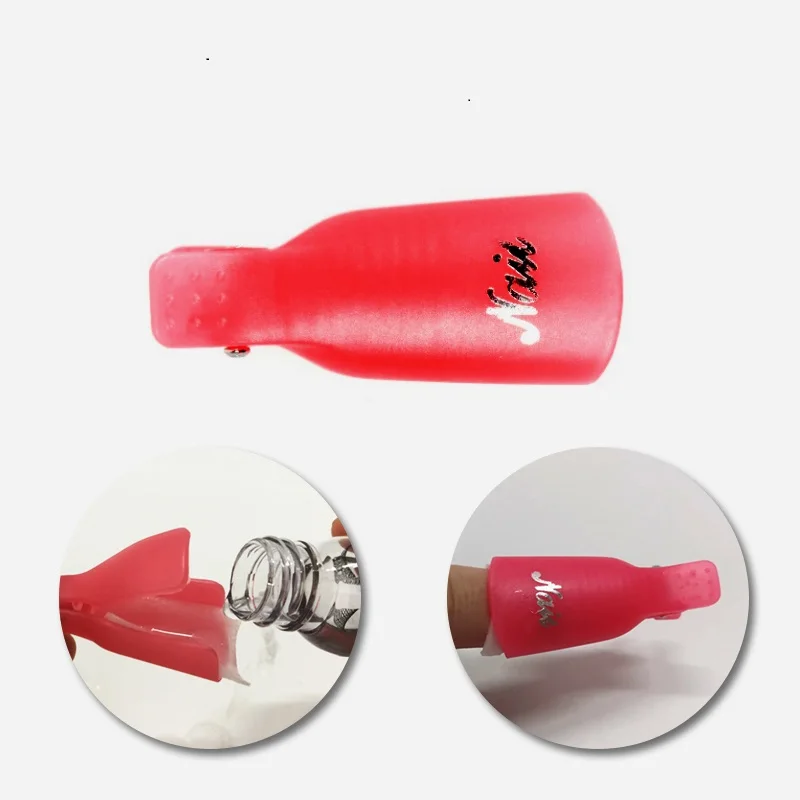 Gelfavor 10 шт./компл. носимый зажим для ногтей Средства для снятия лака пластиковый лак для ногтей Замачивание от крышки зажимы УФ-гель инструмент для восстановления зажим