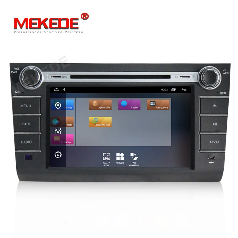 Discount MEKEDE 2+32G android 9.1 Car multimedia player for Suzuki Swift 2004-2011 support gps dvd navigation radio ipod wifi BT RDS 3