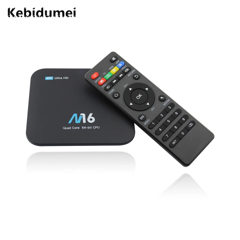 

Kebidumei Android 7.1 TV Box Smart UHD 4K Media Player LAN & WiFi MINI PC TV Box Amlogic S905X Quad-core TV Box Newest Wholesale