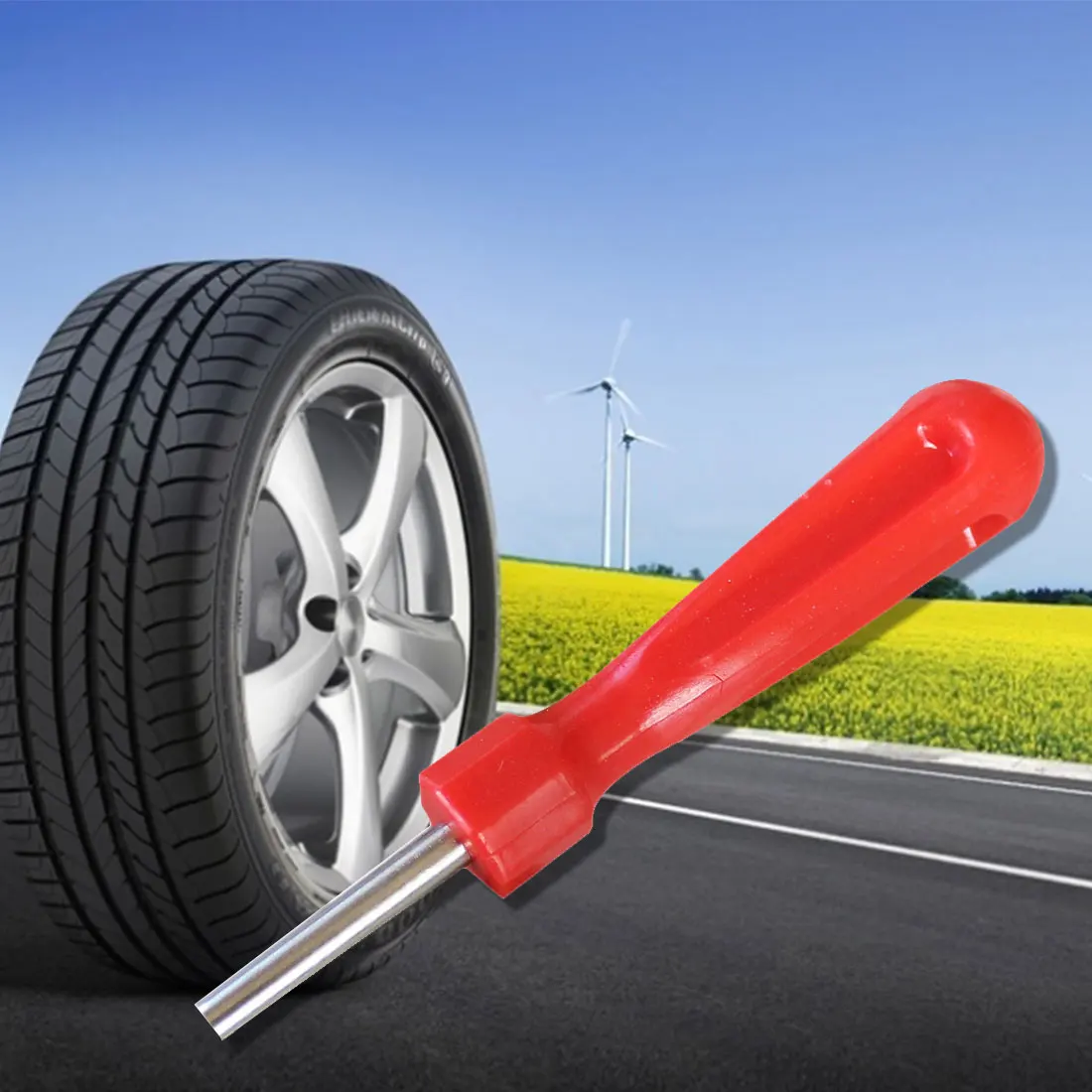 

Tire Valve Core Removal Tool Hand Tool Tire Repair Tool Valve Core Wrench Valve Core Screw Driver