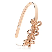 Lujo al por mayor de Acetato De Celulosa con Rhinestone Accesorios Para el Cabello Banda Para El Cabello Blog para Regalos Femenina Horquilla envío libre