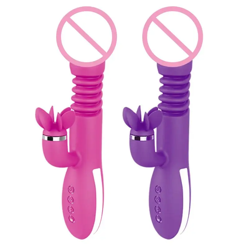 12 Frequency Heating Vibrator G Spot font b Dildo b font Rabbit Female Adult Sex Toy